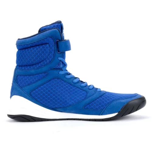 Everlast Elite Blue High Top Boxing Shoes -Elegant Ladies Wear elite blue right c035fd64 9032 44e4 9568 5201b486eda0