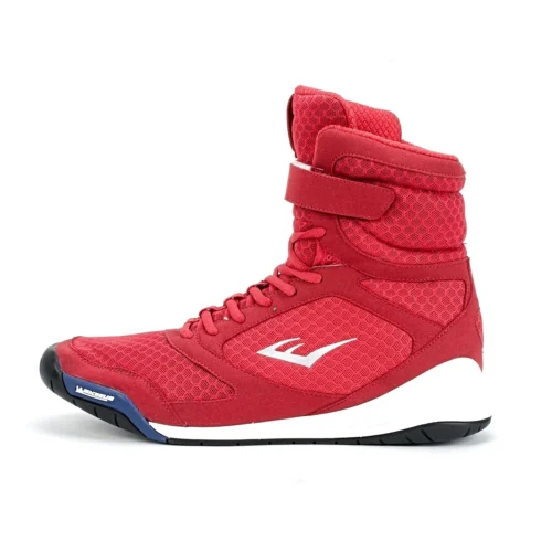 Everlast Elite Red High Top Boxing Shoes