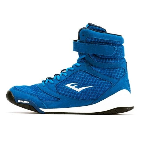 Everlast Elite Blue High Top Boxing Shoes