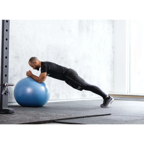 Everlast 65cm Anti-Burst Stability Ball W/3LB Sand Weight -Elegant Ladies Wear everlast 65cm anti burst stability ball w 3lb sand weight blue ET4118BL 05