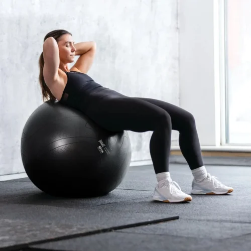 Everlast 65Cm Pro Grip Anti-Burst Fitness Ball -Elegant Ladies Wear everlast 65cm pro grip anti burst fitness ball black ET7500BK 05