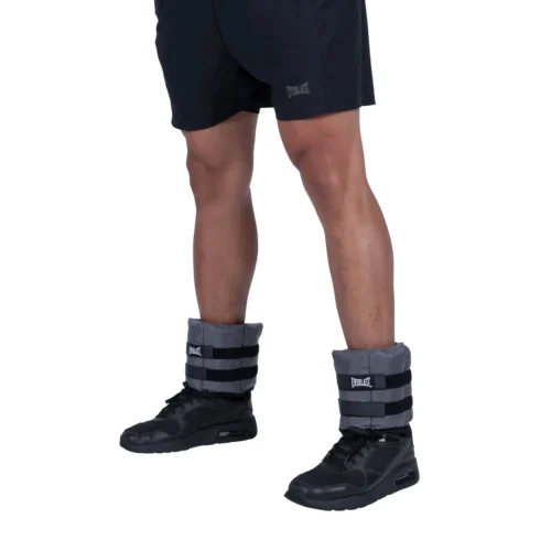 Everlast Adjustable Ankle Wrist Weights -Elegant Ladies Wear everlast adjustable ankle wrist weights grey black ET7582GY 05