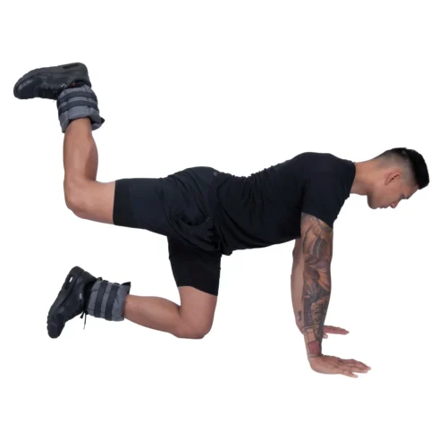 Everlast Adjustable Ankle Wrist Weights -Elegant Ladies Wear everlast adjustable ankle wrist weights grey black ET7582GY 07