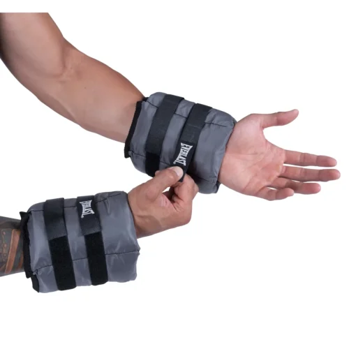 Everlast Adjustable Ankle Wrist Weights -Elegant Ladies Wear everlast adjustable ankle wrist weights grey black ET7582GY 08
