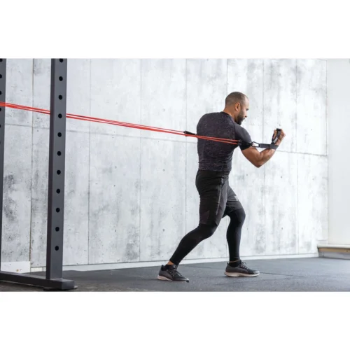 Everlast Body Weight Suspension Trainer With 4 - 8LB Resistance Tubings 22 Everlast Body Weight Suspension Trainer With 4 - 8LB Resistance Tubings -Elegant Ladies Wear everlast body weight suspension trainer with 4 8lb resistance tubings black red ET7542BK 15