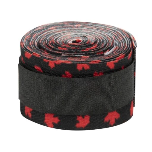 Everlast Canadiana Printed Hand Wraps - Set Of 2 -Elegant Ladies Wear everlast canadiana printed handwraps black red 4455CBR 120 02