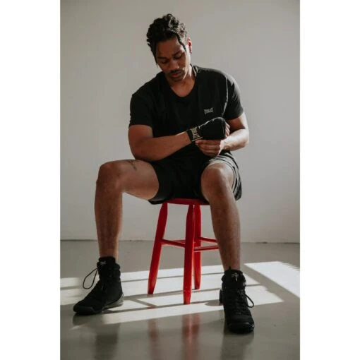 Everlast Elite 2 Boxing Shoes -Elegant Ladies Wear everlast elite 2 boxing shoes black gold P00003258 6 BK 08