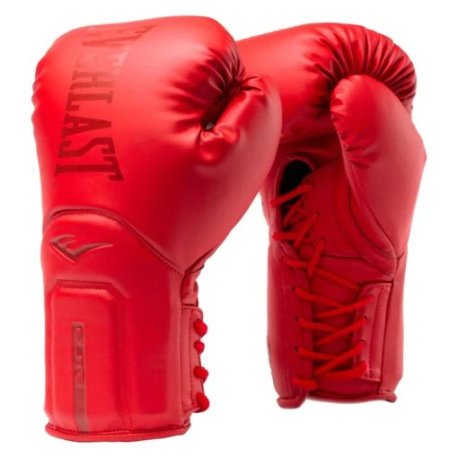 Everlast Elite 2 Pro Boxing Gloves - Laced -Elegant Ladies Wear everlast elite 2 pro boxing gloves laced red P00003387 01