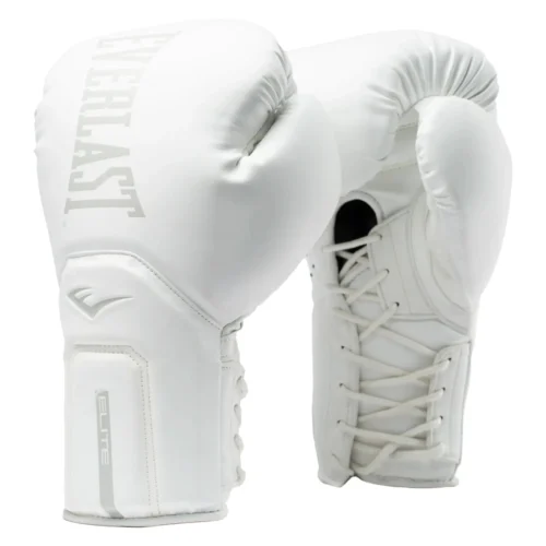 Everlast Elite 2 Pro Boxing Gloves - Laced -Elegant Ladies Wear everlast elite 2 pro boxing gloves laced white P00003384 01