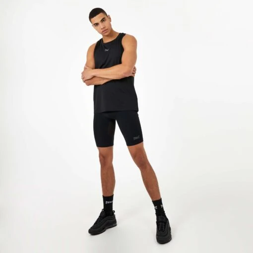 Everlast Men's Base Layer Shorts 9 Everlast Men's Base Layer Shorts -Elegant Ladies Wear everlast men s base layer shorts black P00002883.L.BK 04