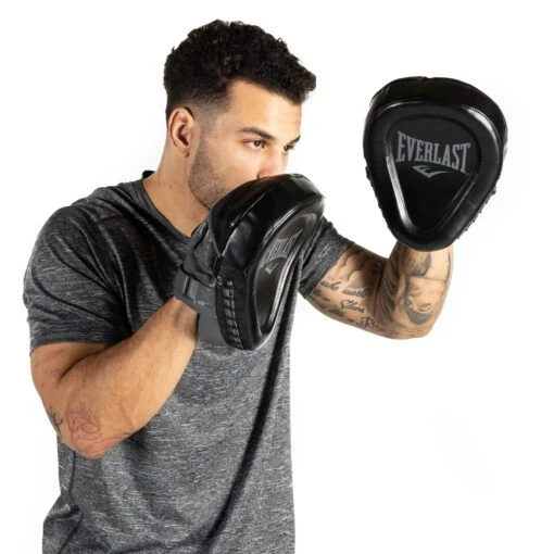 Everlast Powerlock Focus Mitts 9 Everlast Powerlock Focus Mitts -Elegant Ladies Wear everlast powerlock focus mitts black grey P00002746 04