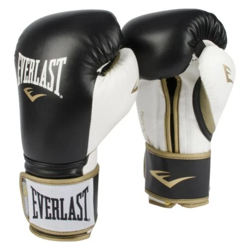 Everlast Powerlock Boxing Gloves -Elegant Ladies Wear everlast powerlock pro fight training gloves balck white P00000726 01