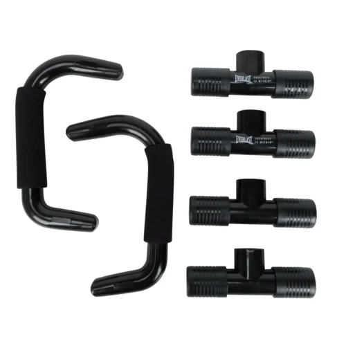 Everlast Push Up Stands - Set Of 2 -Elegant Ladies Wear everlast push up stands set of 2 black ET3250BK 04