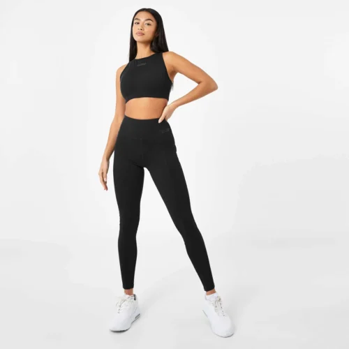 Everlast Women's High Support Mesh Back Bra -Elegant Ladies Wear everlast women s high support mesh back bra black P00002880.08.BLK 04