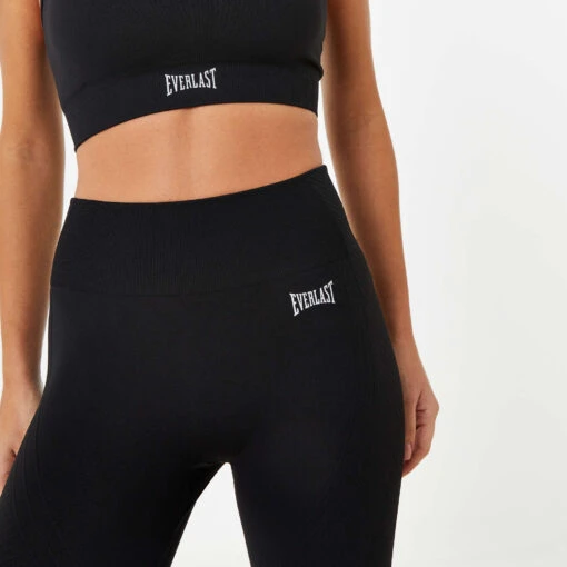 Everlast Women's Seamless Leggings -Elegant Ladies Wear everlast women s seamless leggings black P00002871.14.BLK 03
